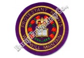 Regalia Hands Embroidery Round Badge